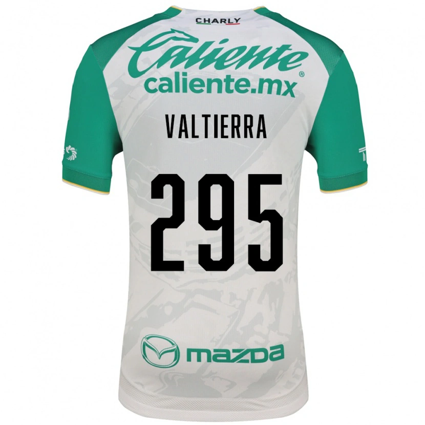 Danxen Mujer Camiseta Demian Valtierra #295 Verde Claro Blanco 2ª Equipación 2026/27 La Camisa México