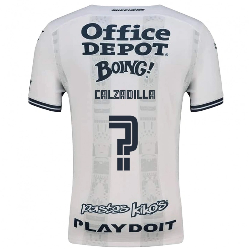 Danxen Mujer Camiseta Luis Calzadilla #0 Rojo Blanco Negro 2ª Equipación 2026/27 La Camisa México