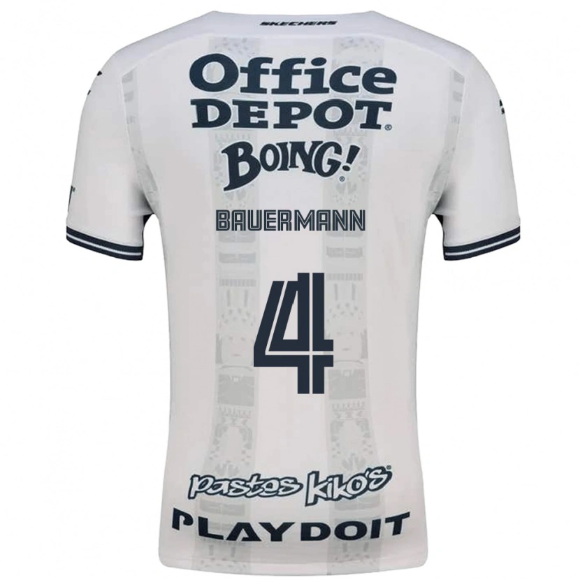 Danxen Mujer Camiseta Eduardo Bauermann #4 Rojo Blanco Negro 2ª Equipación 2026/27 La Camisa México