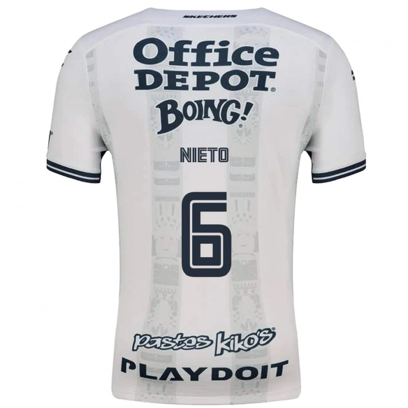 Danxen Mujer Camiseta Karla Nieto #6 Rojo Blanco Negro 2ª Equipación 2026/27 La Camisa México