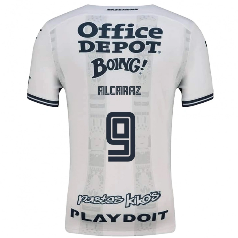 Danxen Mujer Camiseta Adrián Alcaraz #9 Rojo Blanco Negro 2ª Equipación 2026/27 La Camisa México
