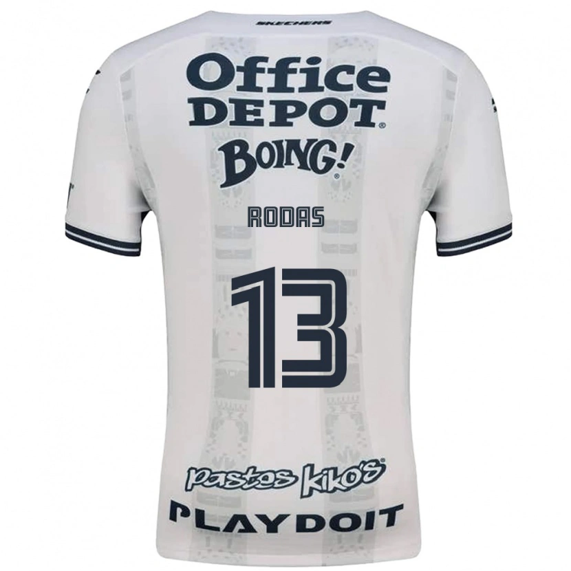 Danxen Mujer Camiseta Carlos Rodas #13 Rojo Blanco Negro 2ª Equipación 2026/27 La Camisa México