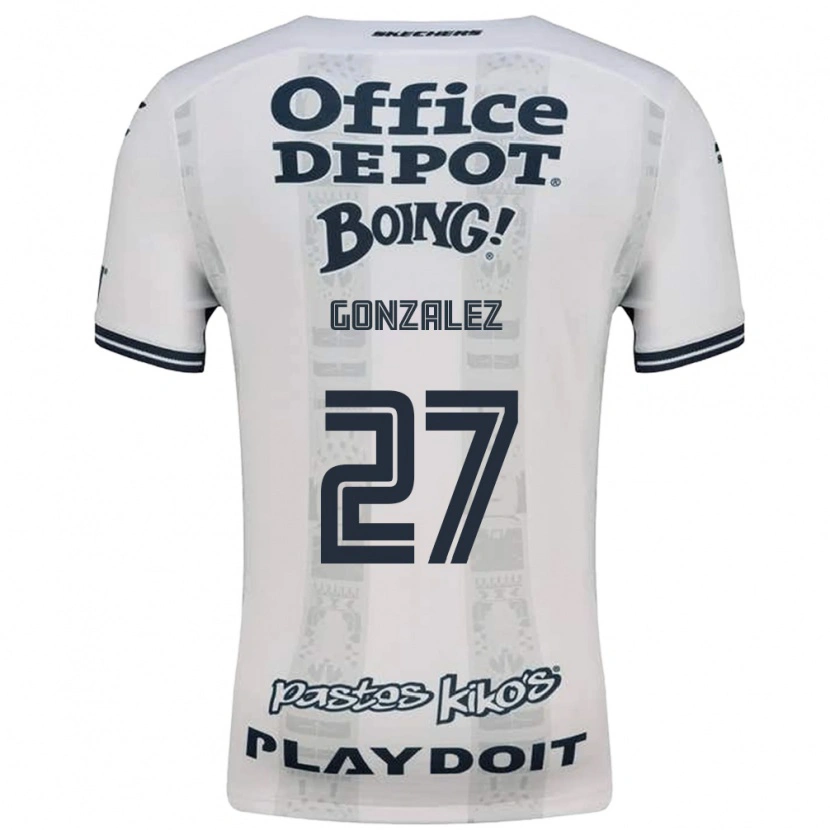Danxen Mujer Camiseta Owen González #27 Rojo Blanco Negro 2ª Equipación 2026/27 La Camisa México