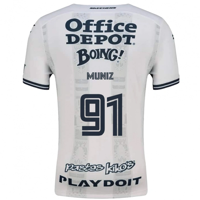 Danxen Mujer Camiseta Brandon Muñiz #91 Rojo Blanco Negro 2ª Equipación 2026/27 La Camisa México