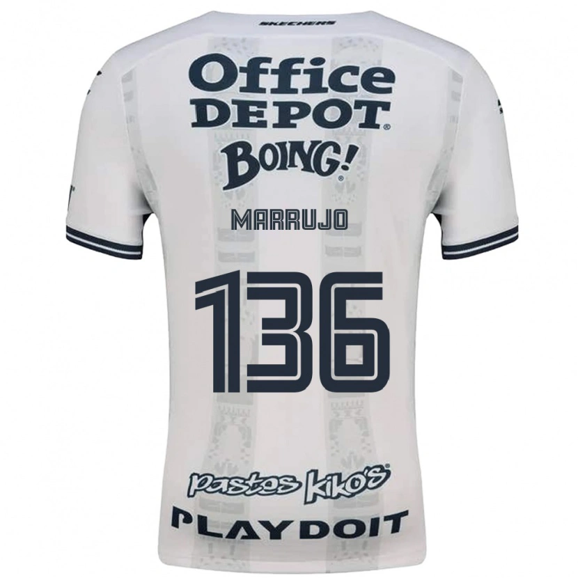 Danxen Mujer Camiseta Jesús Marrujo #136 Rojo Blanco Negro 2ª Equipación 2026/27 La Camisa México