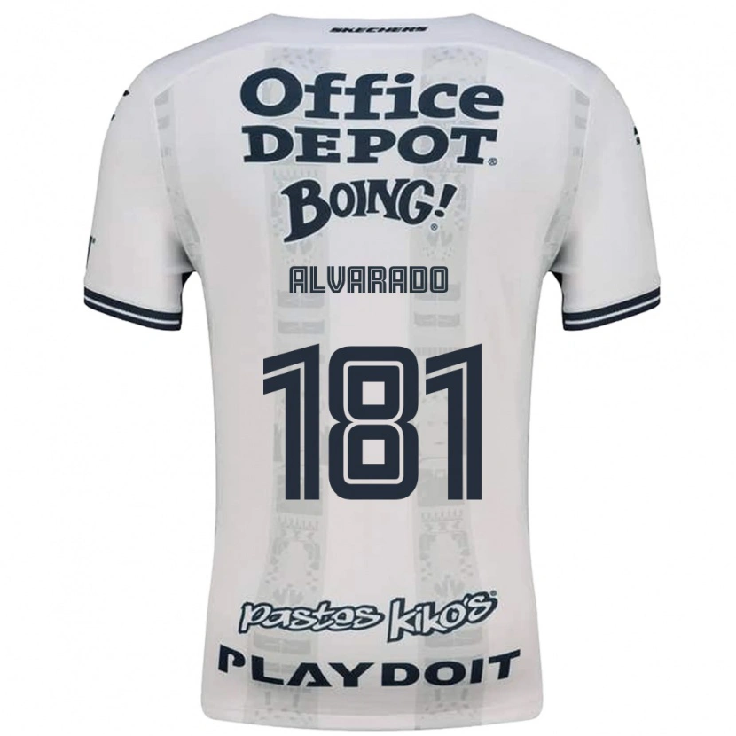 Danxen Mujer Camiseta Brandón Alvarado #181 Rojo Blanco Negro 2ª Equipación 2026/27 La Camisa México