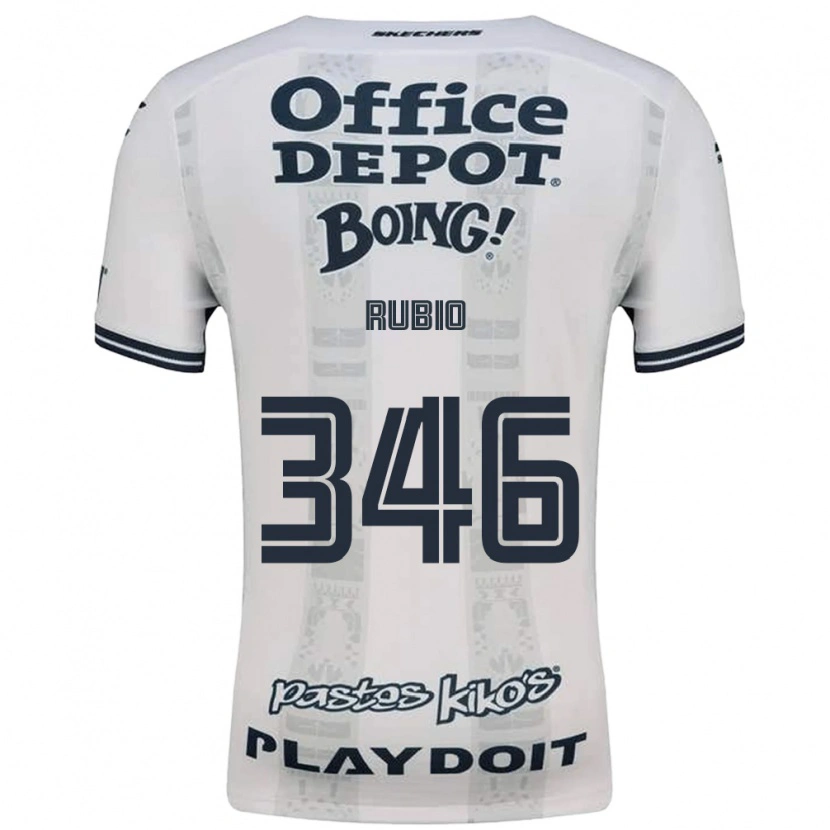 Danxen Mujer Camiseta Mateo Rubio #346 Rojo Blanco Negro 2ª Equipación 2026/27 La Camisa México