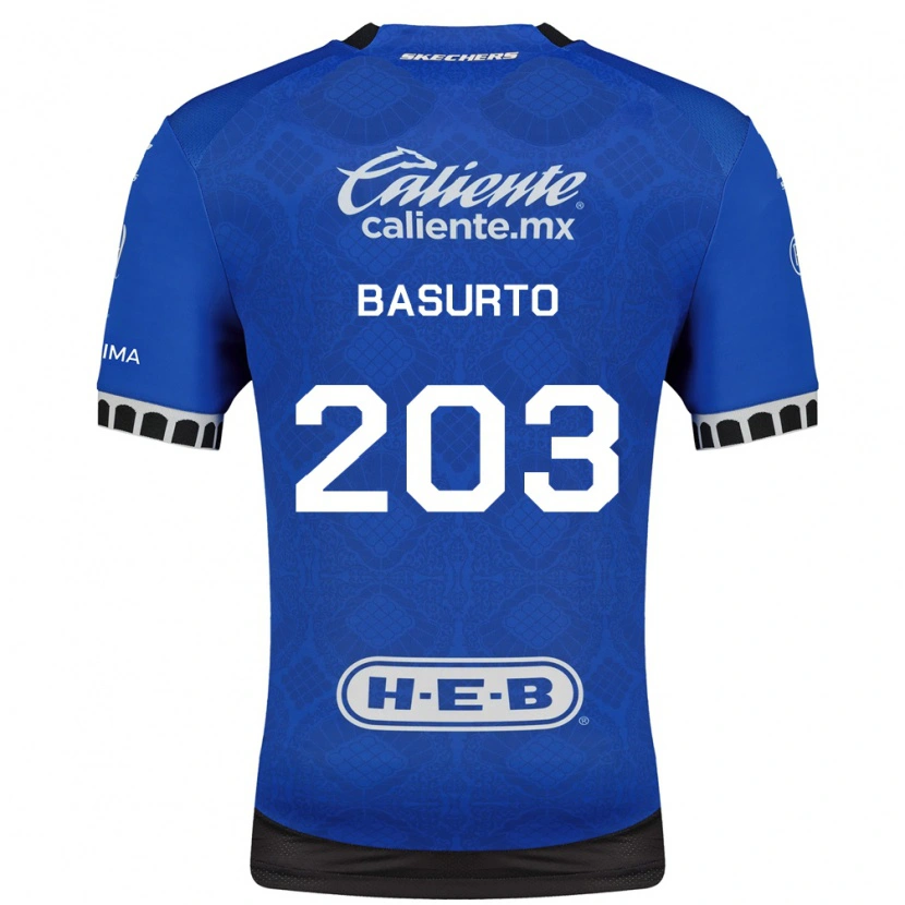 Danxen Mujer Camiseta Osvaldo Basurto #203 Azul Real Blanco Negro 2ª Equipación 2026/27 La Camisa México