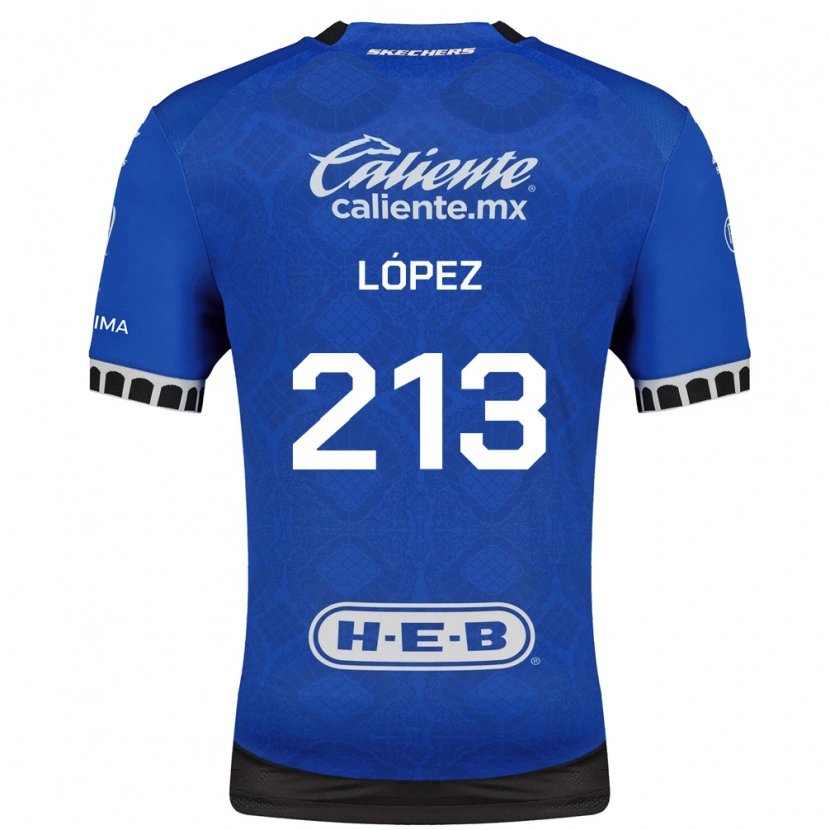 Danxen Mujer Camiseta Juan López #213 Azul Real Blanco Negro 2ª Equipación 2026/27 La Camisa México