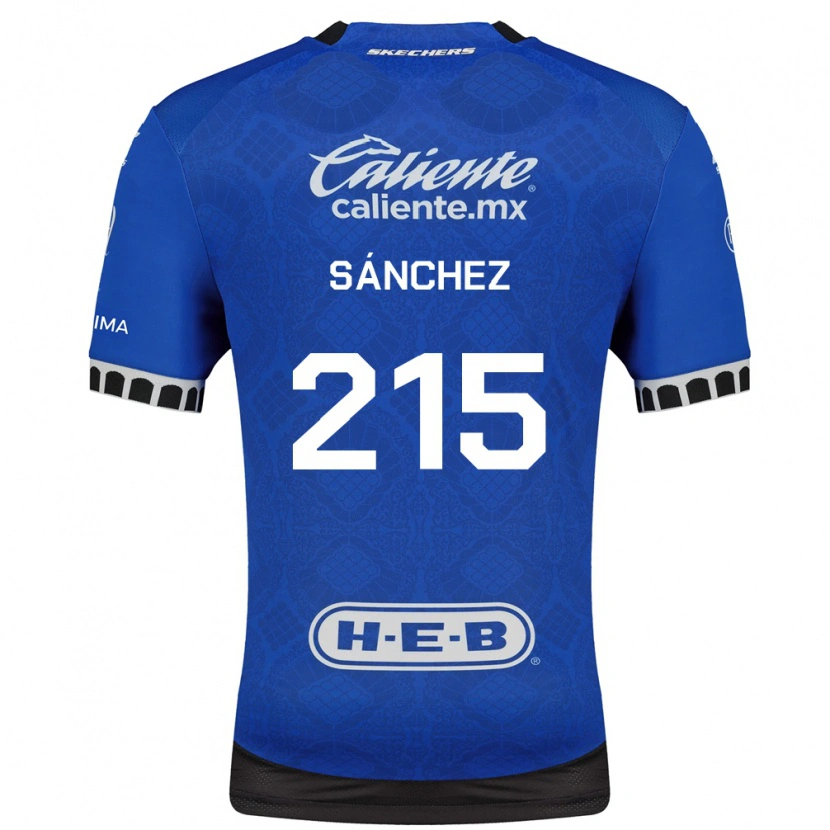 Danxen Mujer Camiseta José Sánchez #215 Azul Real Blanco Negro 2ª Equipación 2026/27 La Camisa México