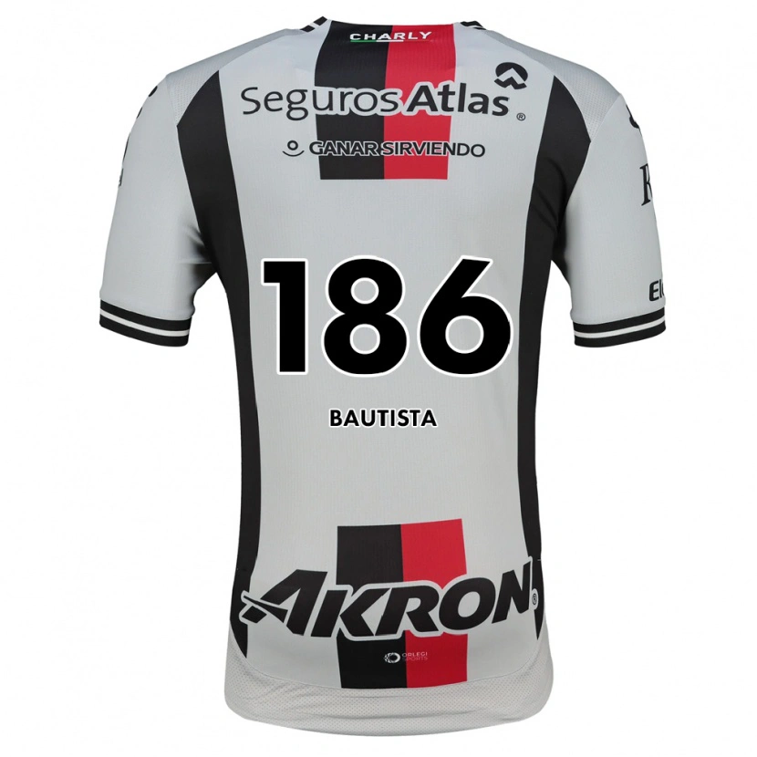 Danxen Mujer Camiseta Anthony Bautista #186 Blanco Rojo Negro 2ª Equipación 2026/27 La Camisa México