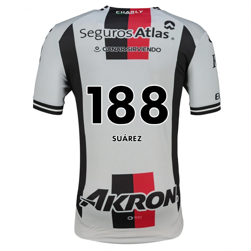 Danxen Mujer Camiseta Luis Suárez #188 Blanco Rojo Negro 2ª Equipación 2026/27 La Camisa México