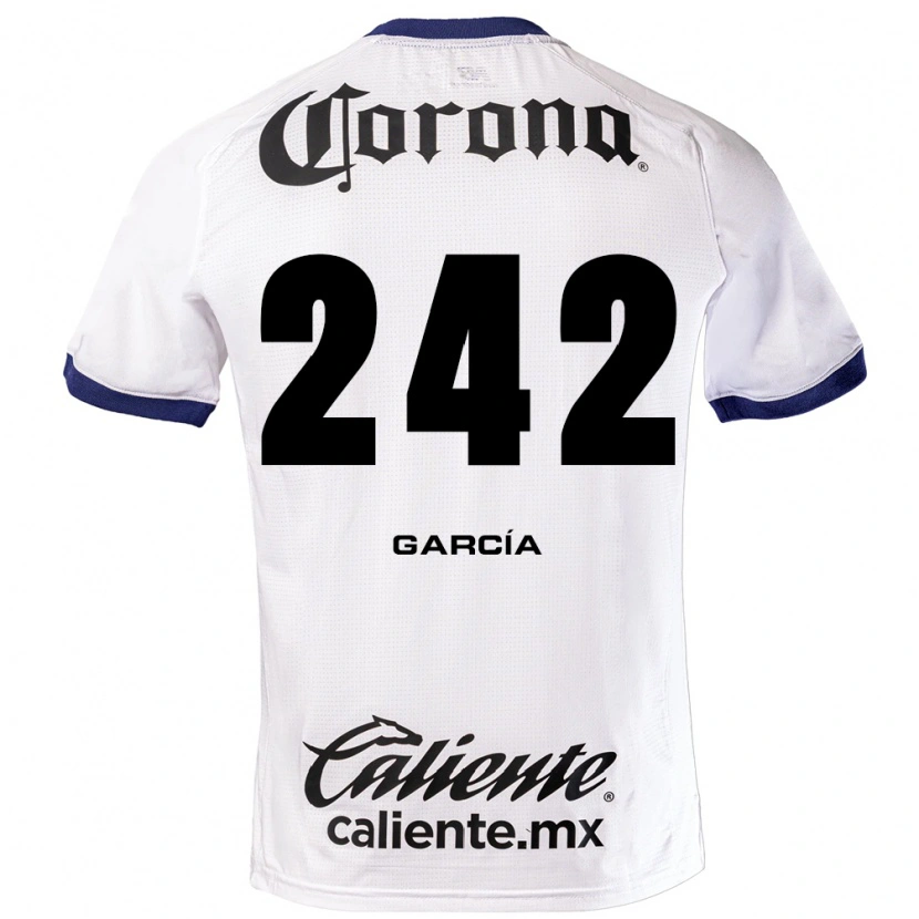 Danxen Mujer Camiseta Alejandro García #242 Blanco Azul Negro 2ª Equipación 2026/27 La Camisa México