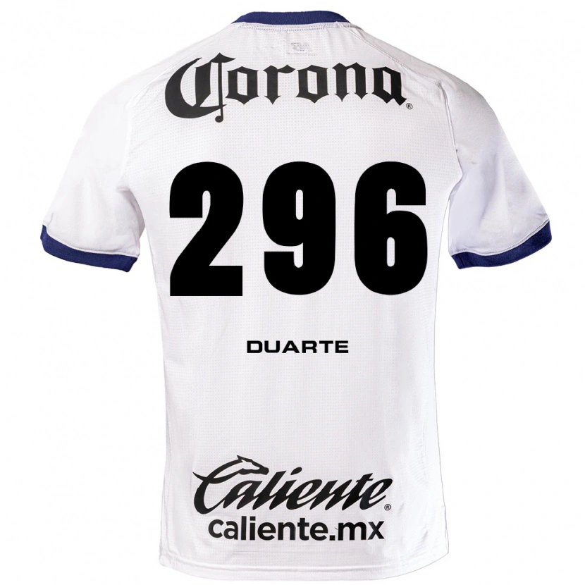 Danxen Mujer Camiseta Saúl Duarte #296 Blanco Azul Negro 2ª Equipación 2026/27 La Camisa México