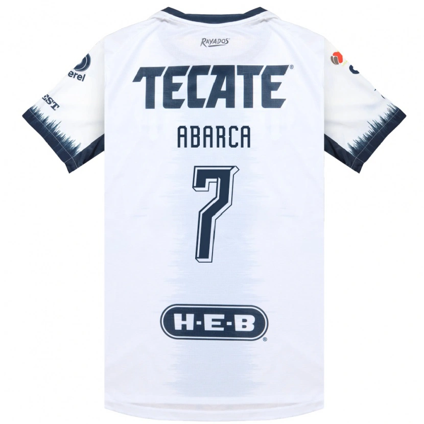 Danxen Mujer Camiseta Vidalia Abarca #7 Blanco Azul Tinta Rojo 2ª Equipación 2026/27 La Camisa México