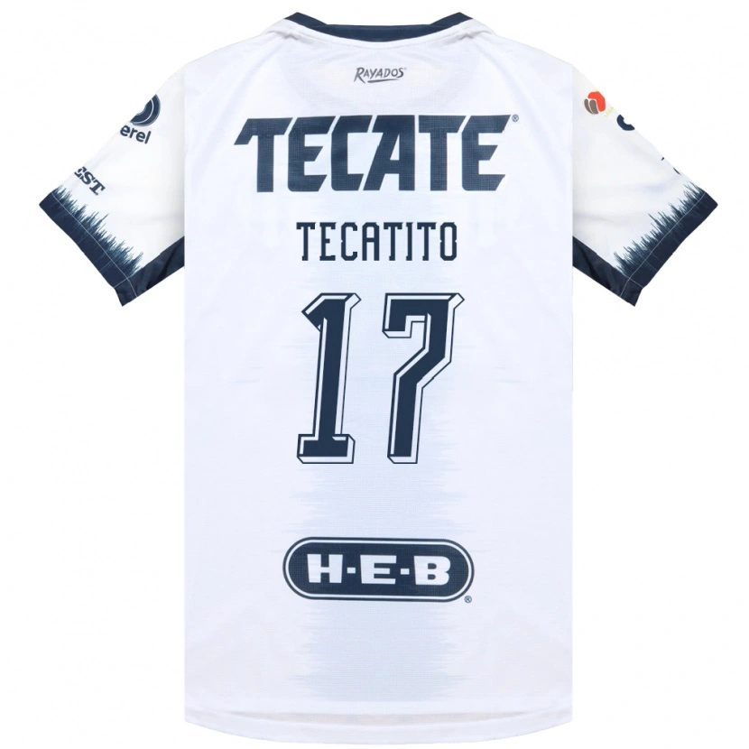 Danxen Mujer Camiseta Jesús Corona #17 Blanco Azul Tinta Rojo 2ª Equipación 2026/27 La Camisa México
