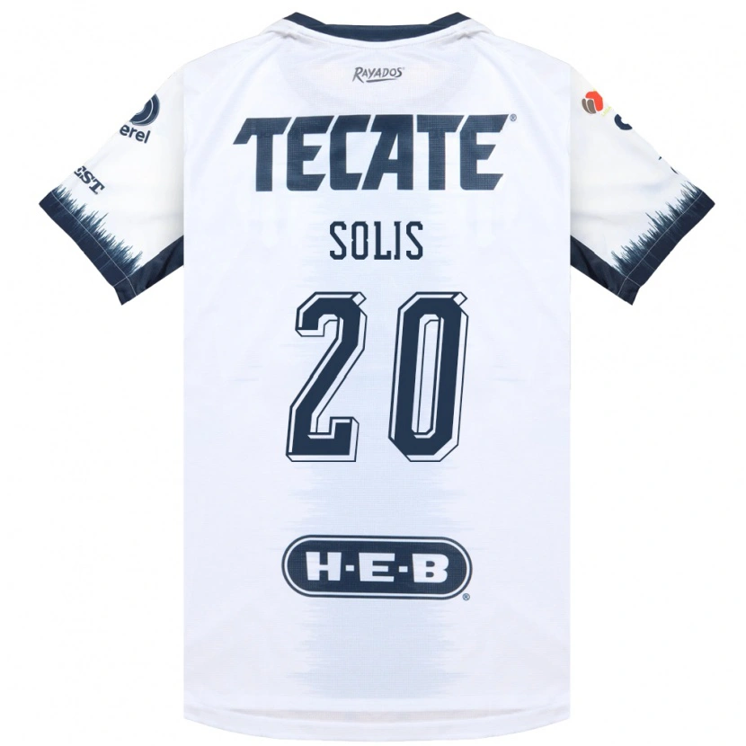 Danxen Mujer Camiseta Daniela Solis #20 Blanco Azul Tinta Rojo 2ª Equipación 2026/27 La Camisa México