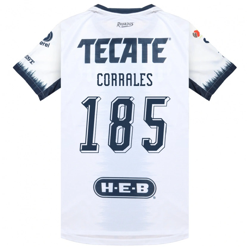 Danxen Mujer Camiseta Ángel Corrales #185 Blanco Azul Tinta Rojo 2ª Equipación 2026/27 La Camisa México