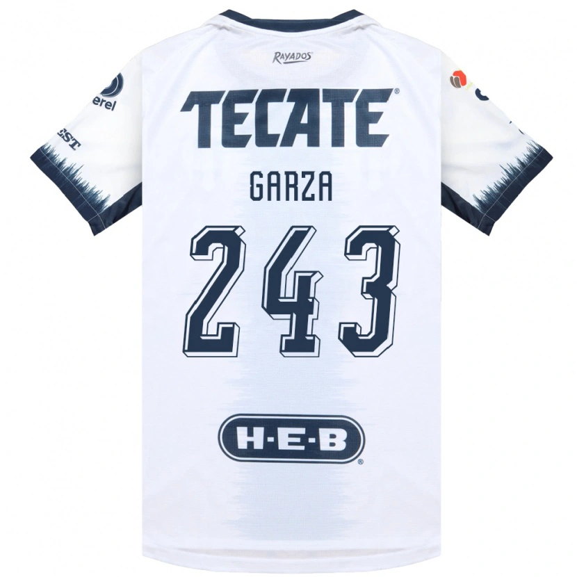 Danxen Mujer Camiseta Juan Garza #243 Blanco Azul Tinta Rojo 2ª Equipación 2026/27 La Camisa México