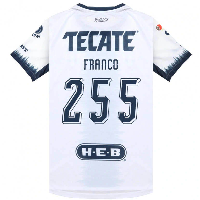 Danxen Mujer Camiseta Enrique Franco #255 Blanco Azul Tinta Rojo 2ª Equipación 2026/27 La Camisa México