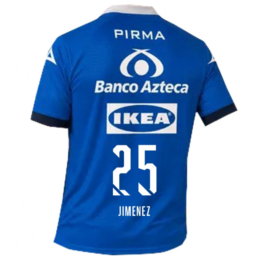 Danxen Mujer Camiseta Miguel Jiménez #25 Azul Blanco 2ª Equipación 2026/27 La Camisa México