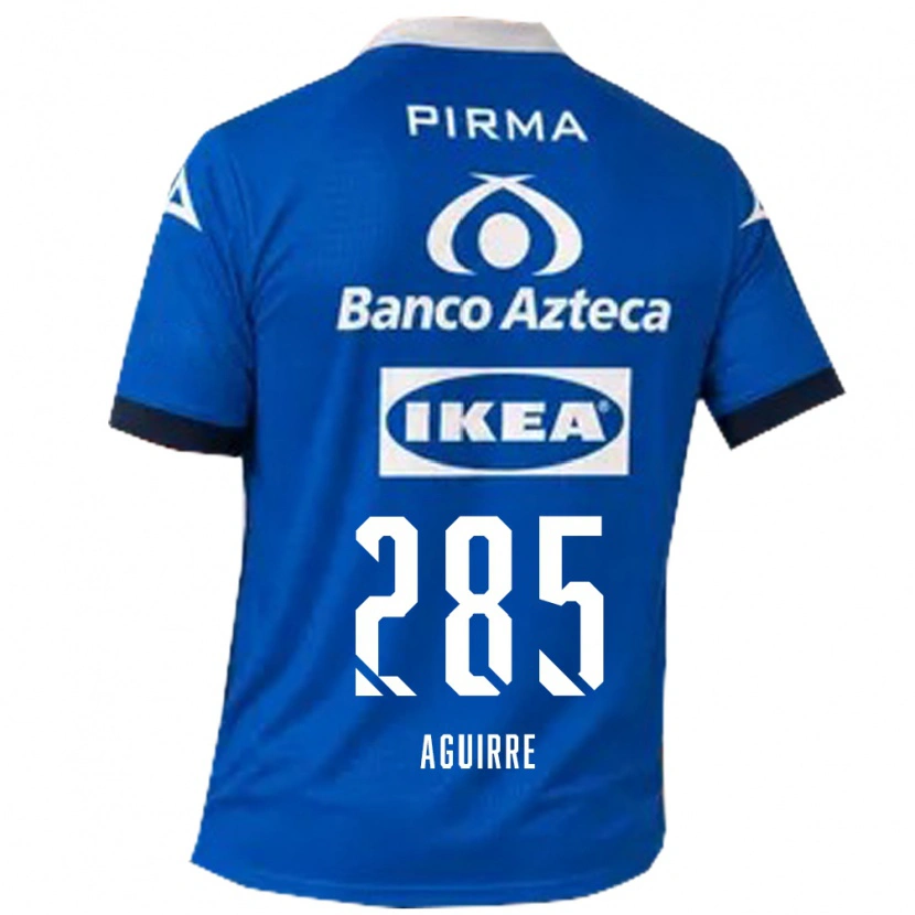 Danxen Mujer Camiseta Juan Aguirre #285 Azul Blanco 2ª Equipación 2026/27 La Camisa México
