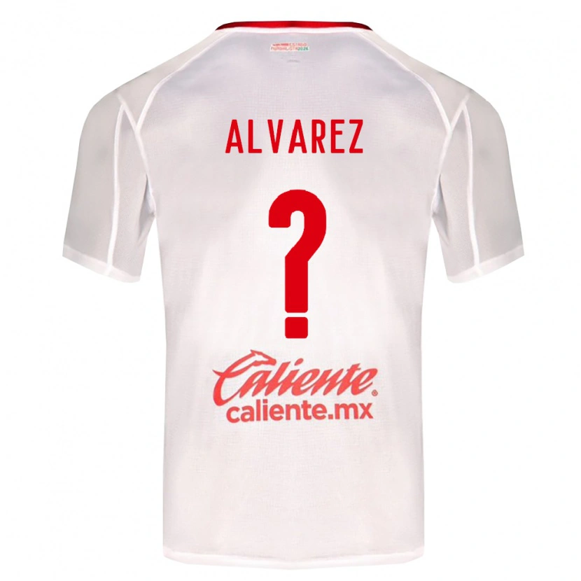 Danxen Mujer Camiseta Sergio Álvarez #0 Blanco Verde Rojo 2ª Equipación 2026/27 La Camisa México