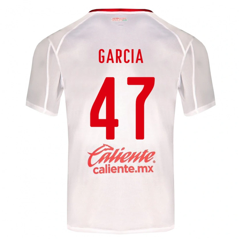 Danxen Mujer Camiseta Gael García #47 Blanco Verde Rojo 2ª Equipación 2026/27 La Camisa México