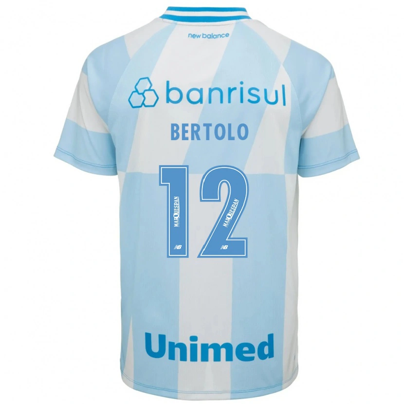 Danxen Mujer Camiseta Mateus Bertolo #12 Azul Claro Blanco 2ª Equipación 2026/27 La Camisa México
