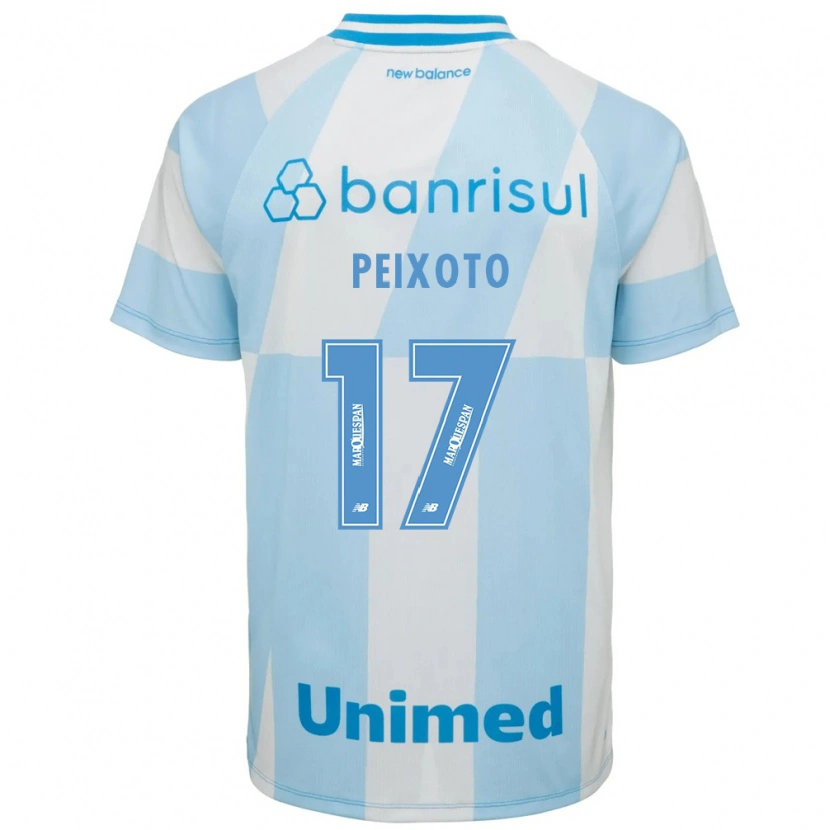 Danxen Mujer Camiseta Clarisse Benicio Peixoto #17 Azul Claro Blanco 2ª Equipación 2026/27 La Camisa México