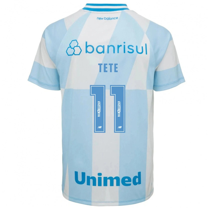 Danxen Mujer Camiseta Tetê #11 Azul Claro Blanco 2ª Equipación 2026/27 La Camisa México