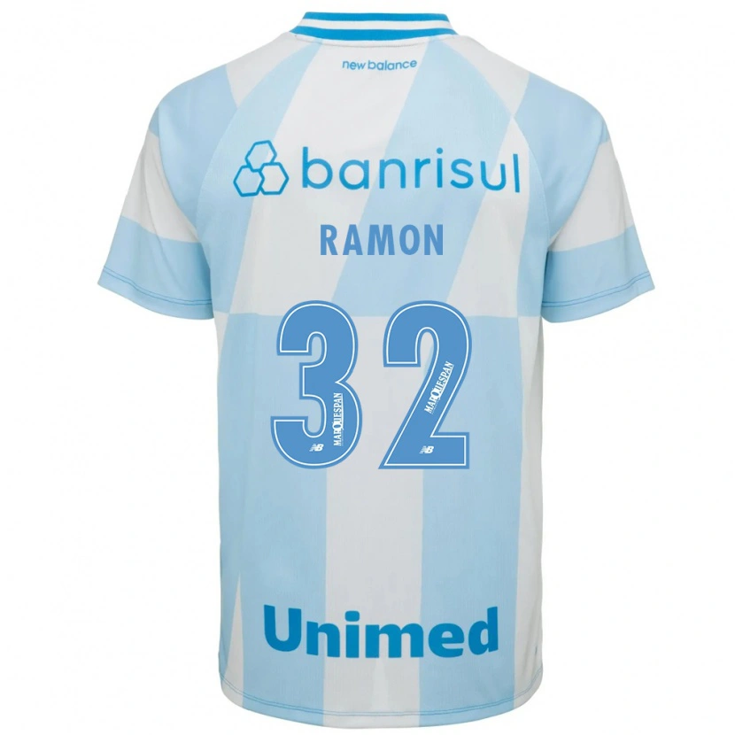 Danxen Mujer Camiseta Vitor Ramon #32 Azul Claro Blanco 2ª Equipación 2026/27 La Camisa México