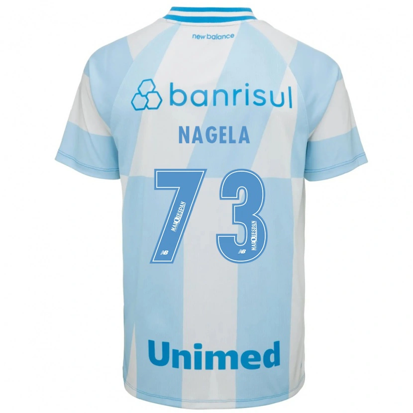 Danxen Mujer Camiseta Nágela #73 Azul Claro Blanco 2ª Equipación 2026/27 La Camisa México