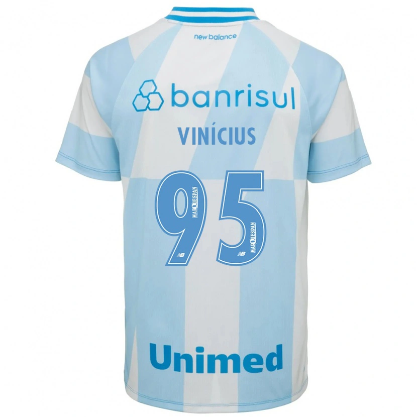 Danxen Mujer Camiseta Carlos Vinícius #95 Azul Claro Blanco 2ª Equipación 2026/27 La Camisa México