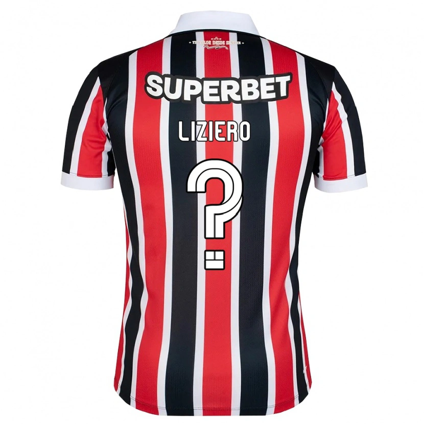 Danxen Mujer Camiseta Liziero #0 Rojo Blanco Negro 2ª Equipación 2026/27 La Camisa México