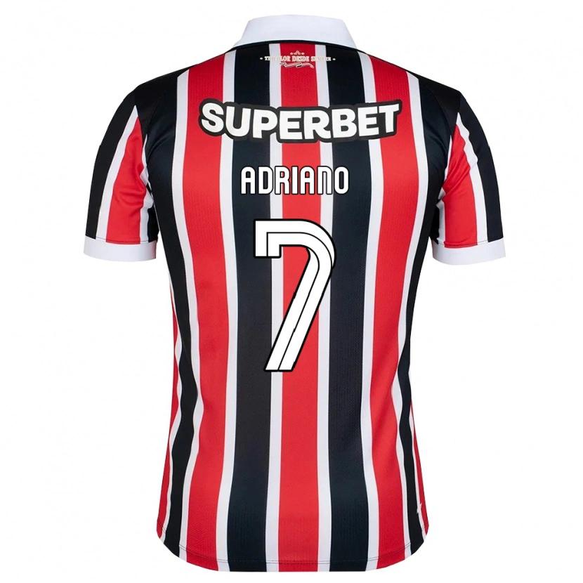 Danxen Mujer Camiseta João Adriano #7 Rojo Blanco Negro 2ª Equipación 2026/27 La Camisa México