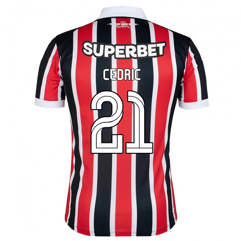 Danxen Mujer Camiseta Cédric Soares #21 Rojo Blanco Negro 2ª Equipación 2026/27 La Camisa México