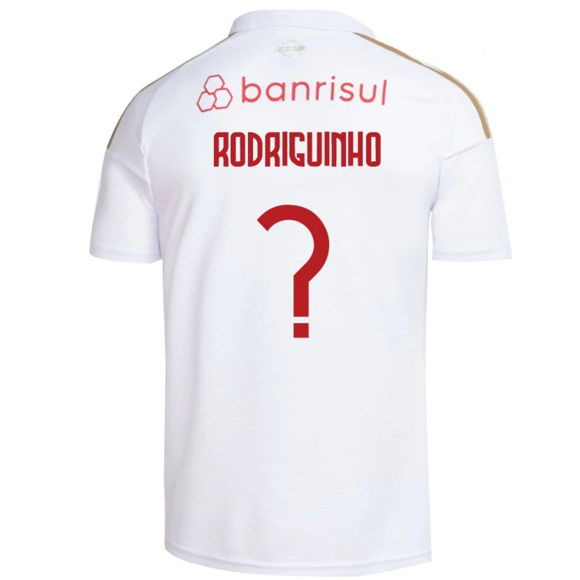 Danxen Mujer Camiseta Rodriguinho #0 Blanco Rojo 2ª Equipación 2026/27 La Camisa México