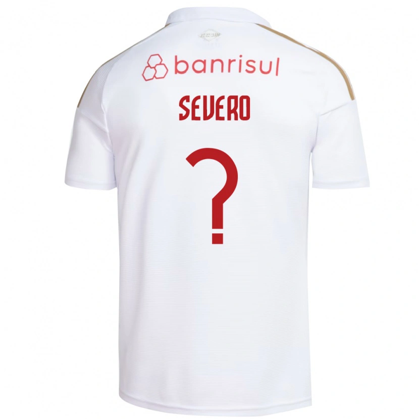Danxen Mujer Camiseta Lucas Severo #0 Blanco Rojo 2ª Equipación 2026/27 La Camisa México