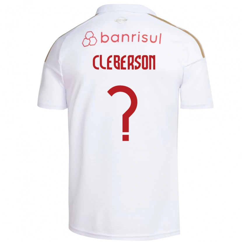 Danxen Mujer Camiseta Cleberson #0 Blanco Rojo 2ª Equipación 2026/27 La Camisa México