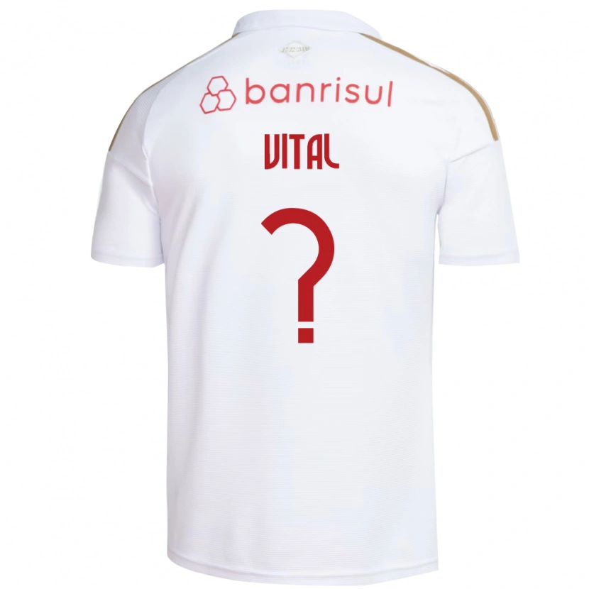 Danxen Mujer Camiseta Lucas Vital #0 Blanco Rojo 2ª Equipación 2026/27 La Camisa México