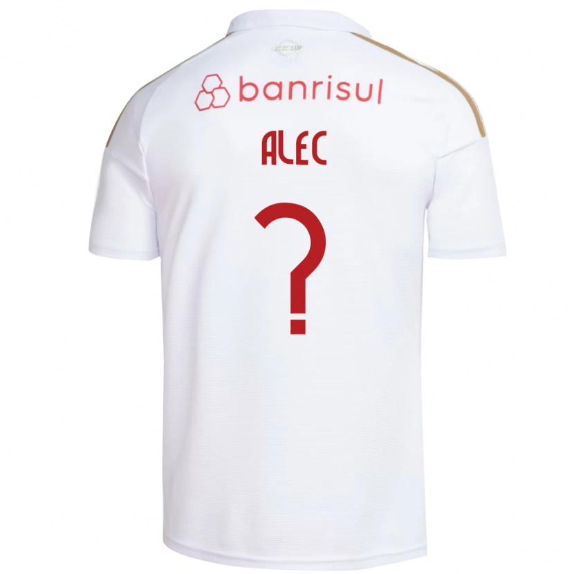 Danxen Mujer Camiseta Alec #0 Blanco Rojo 2ª Equipación 2026/27 La Camisa México