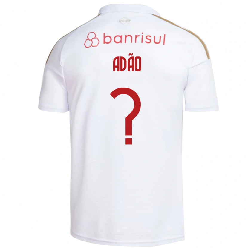 Danxen Mujer Camiseta Gabriel Adão #0 Blanco Rojo 2ª Equipación 2026/27 La Camisa México