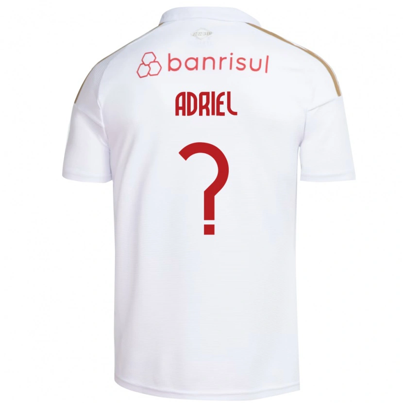 Danxen Mujer Camiseta Adriel #0 Blanco Rojo 2ª Equipación 2026/27 La Camisa México