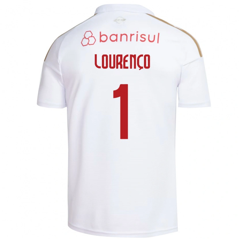 Danxen Mujer Camiseta Arthur Lourenço #1 Blanco Rojo 2ª Equipación 2026/27 La Camisa México