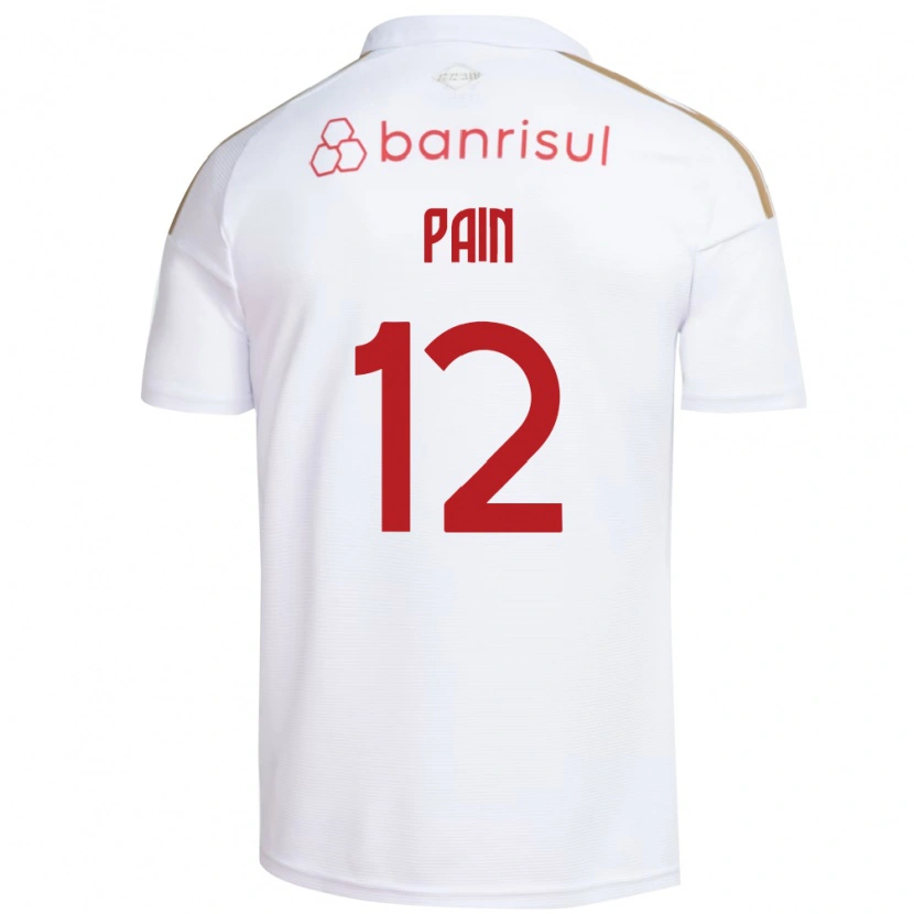Danxen Mujer Camiseta Luan Pain #12 Blanco Rojo 2ª Equipación 2026/27 La Camisa México