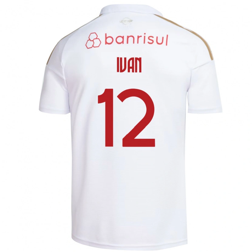 Danxen Mujer Camiseta Ivan #12 Blanco Rojo 2ª Equipación 2026/27 La Camisa México