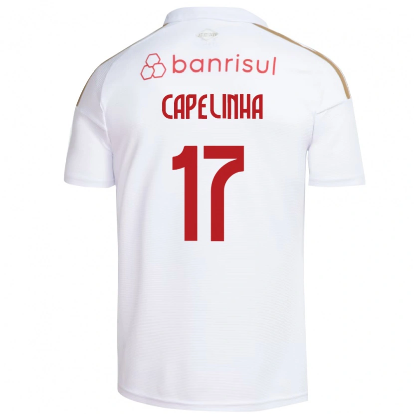 Danxen Mujer Camiseta Capelinha #17 Blanco Rojo 2ª Equipación 2026/27 La Camisa México