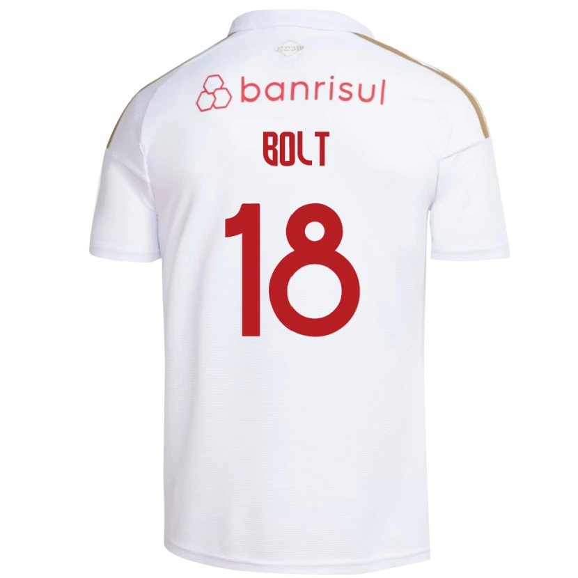 Danxen Mujer Camiseta Tamara Bolt #18 Blanco Rojo 2ª Equipación 2026/27 La Camisa México