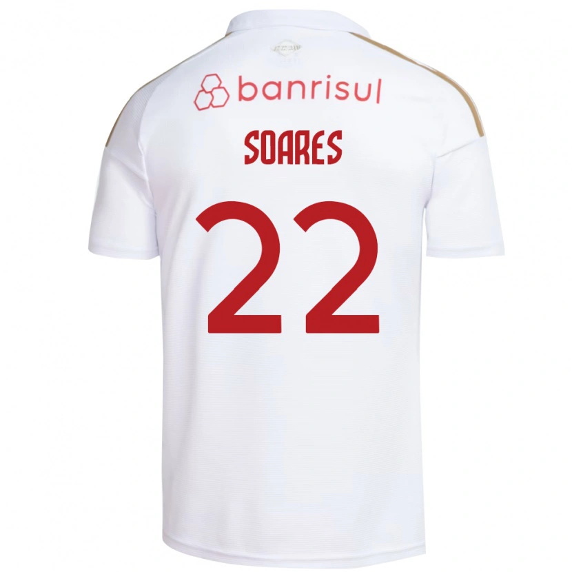 Danxen Mujer Camiseta Guilherme Soares #22 Blanco Rojo 2ª Equipación 2026/27 La Camisa México
